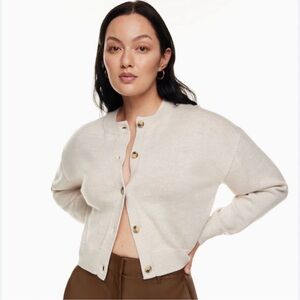 Aritzia Wilfred free woods cardigan 100% wool sweater cardigan nwt size xsmall